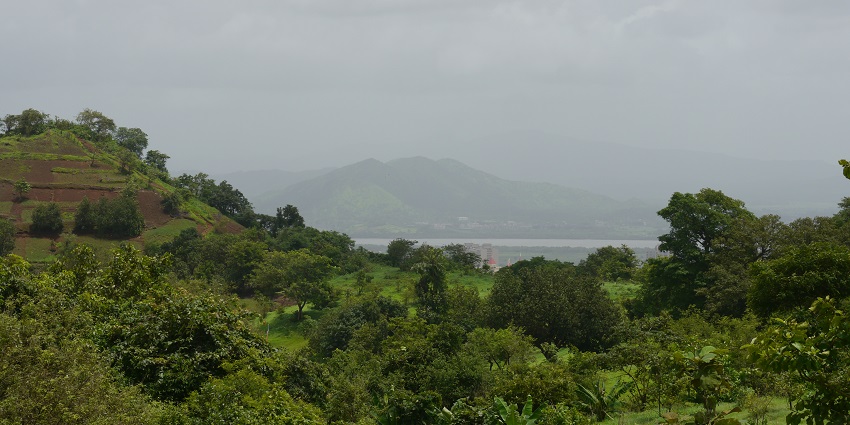 Panoramic view from Yeoor Hills showcasing lush greenery and skyline; great for things to do in Thane.