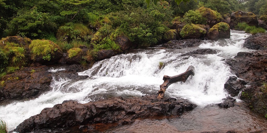 Thoseghar Waterfall, a popular tourist attraction in Satara, Maharashtra, India