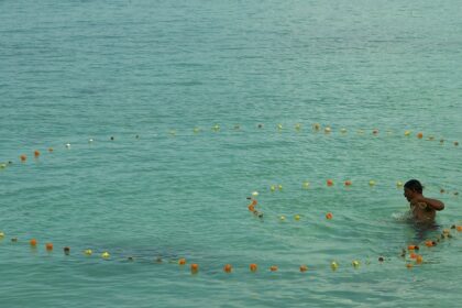 Indulge in traditional fishing during one of the vibrant festivals in Lakshadweep, India.