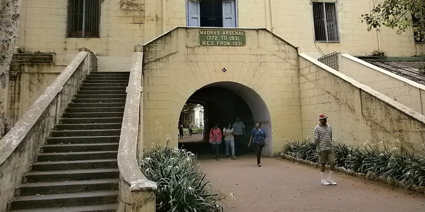 Historic fort representing colonial architecture and significant history near chennai.