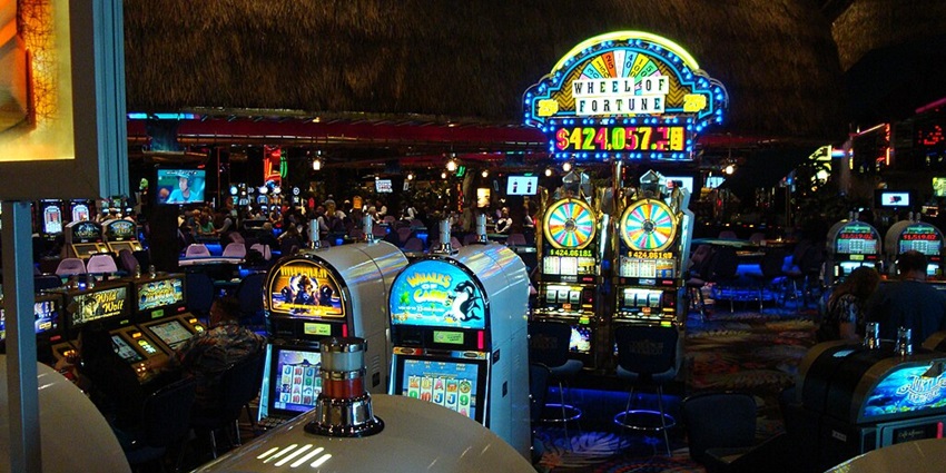 An exciting gaming area.