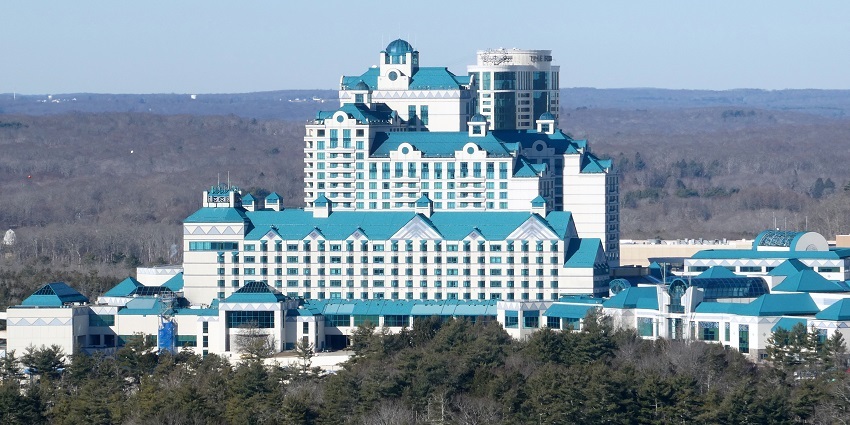 A view of Foxwoods Resort Casino, Connecticut, USA, one of the best casinos in the world.