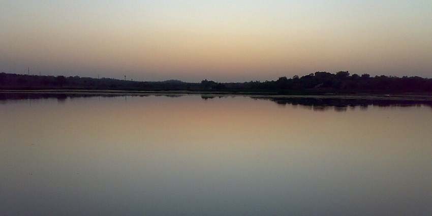 Futala Lake, is one of the famous places to visit in Nagpur at night for couples with stunning views