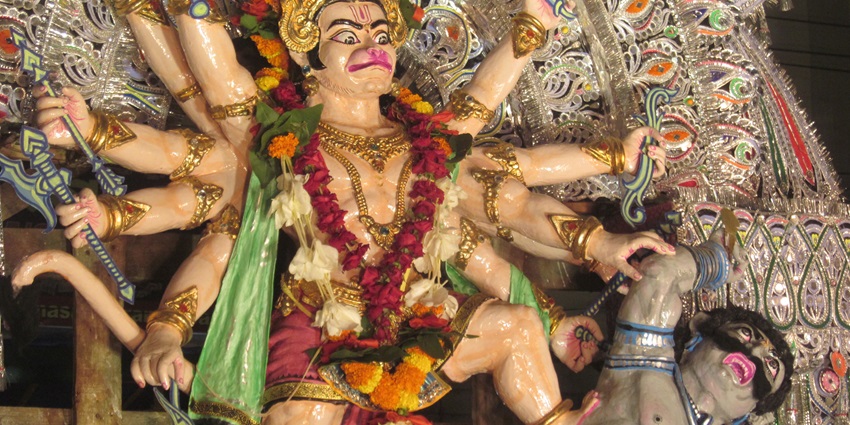 Panchmukhi idol of Lord Pavanputra.