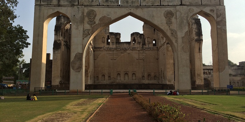 Gagan Mahal features an exquisite royal palace with stunning arches and gardens.