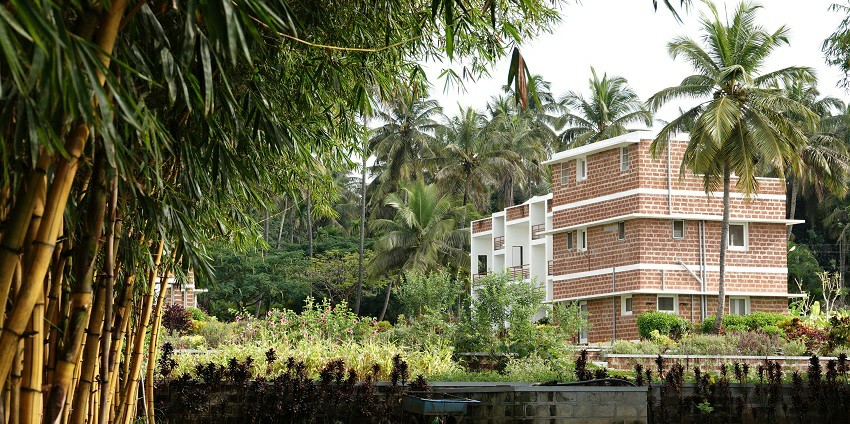 A glimpse of Gagangiri Ashram, a popular destination near the Artic Seasonal waterfall.