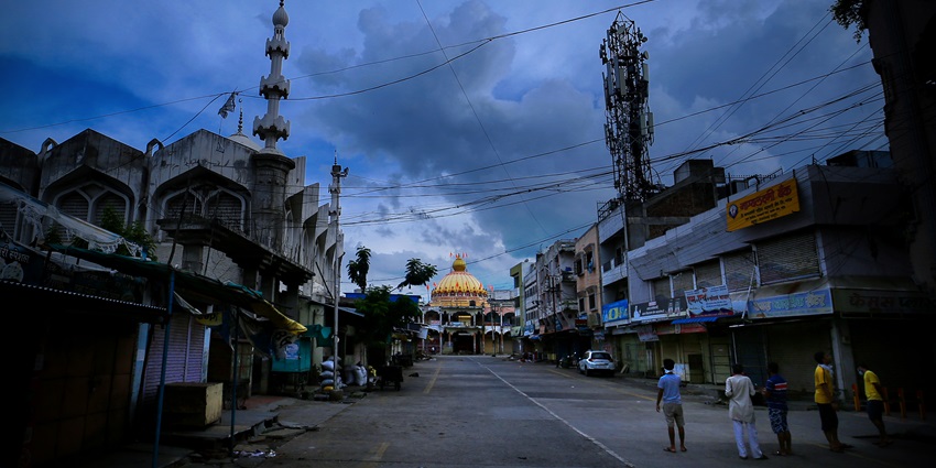 103-year-old Mata Mandir, a famous place near Ausa Fort, known for its beautiful architecture.