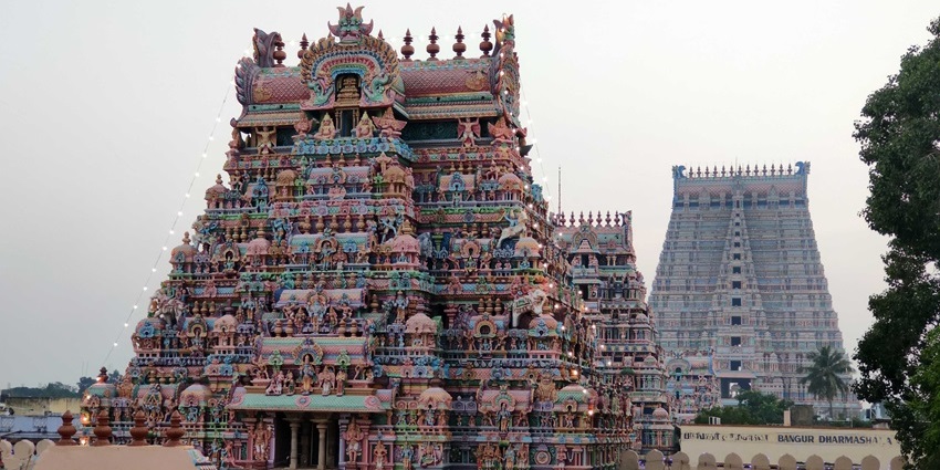 A historic temple featuring a reclining Vishnu idol and intricate carvings, one of the best places to visit near Mysore Palace.
