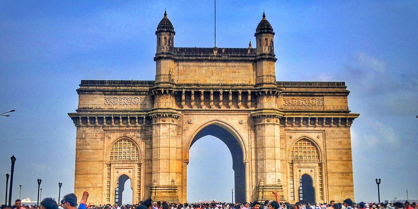 The Gateway of India, a monumental arch, stands majestically by the waterfront which is best places to visit in mumbai central