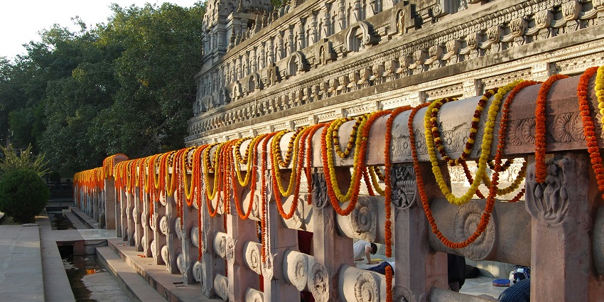 Gaya is a historic city in Bihar, known for its religious significance near Nagarjuni caves.