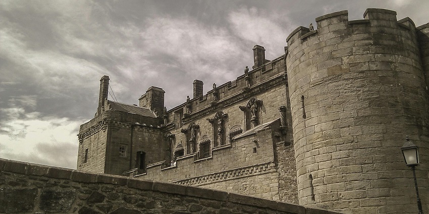 An image of George Castle atop a hill with panoramic views of the park.