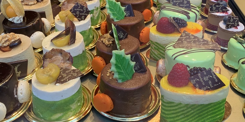 Different variety of pastries such as coffee, chocolate, and truffle at the German Bakery Lonavala
Viewers of this file can see comments and suggestions