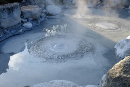 Gogra Hot Springs are worth visiting in Ladakh, known for their medicinal properties.