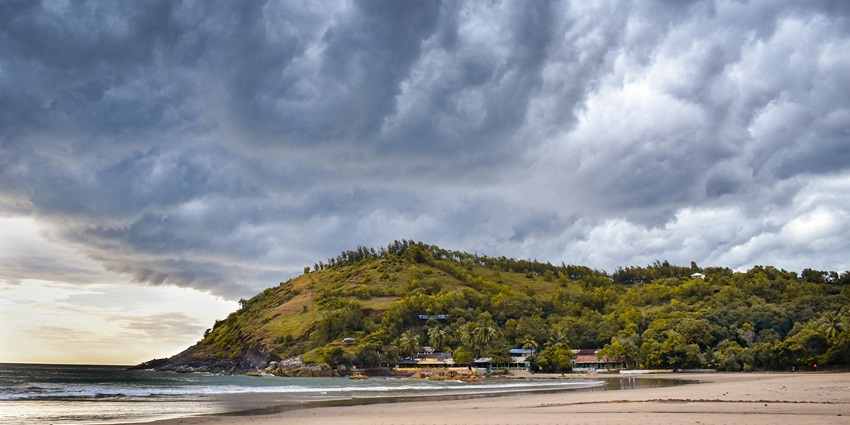 Gokarna, is the ideal place to visit in Karnataka with pristine beaches and greenery.
