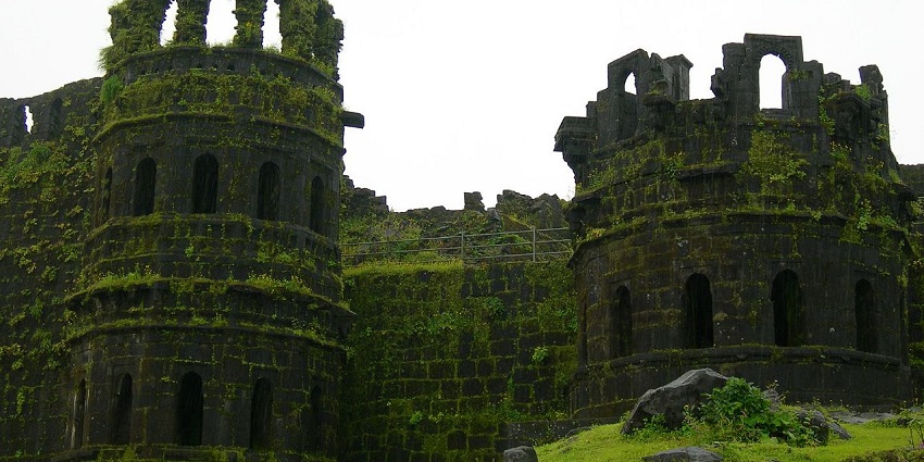 Gorakhgad Fort, a historical site near the Asherigad fort