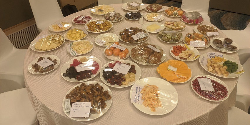 Food served at one of the party places in Gurgaon.