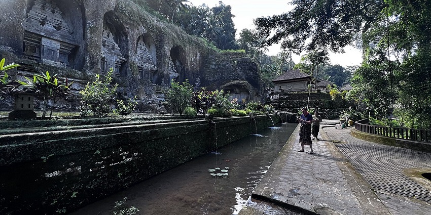 An image of Gunung Kawi Temple, known as one of the popular temples in Bali.