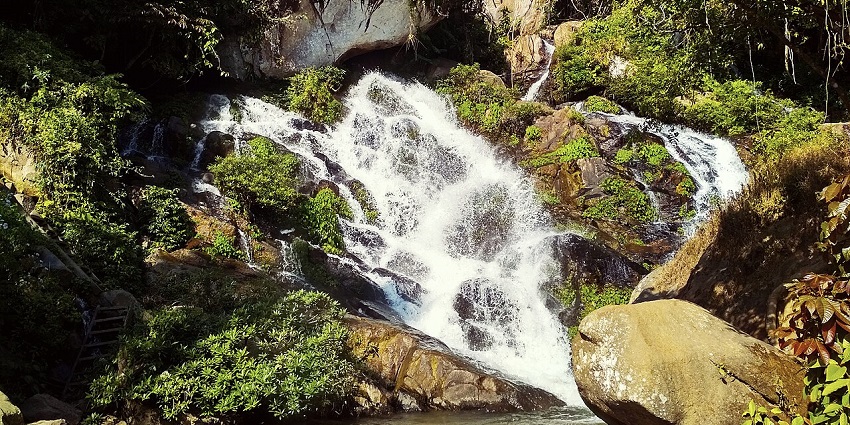View of waterfall on the way to the Gupt Bhimashankar.