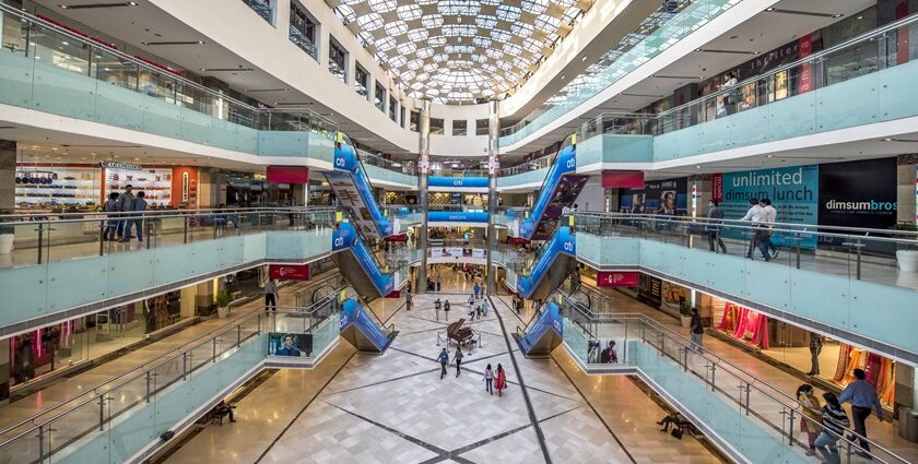 Beautiful snapshot from the inside of the Iconic Mall in the city-Places to Visit Near Gurgaon Within 100 Kms