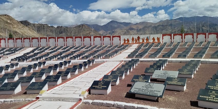 A picture of a museum giving tribute to the Indian Army