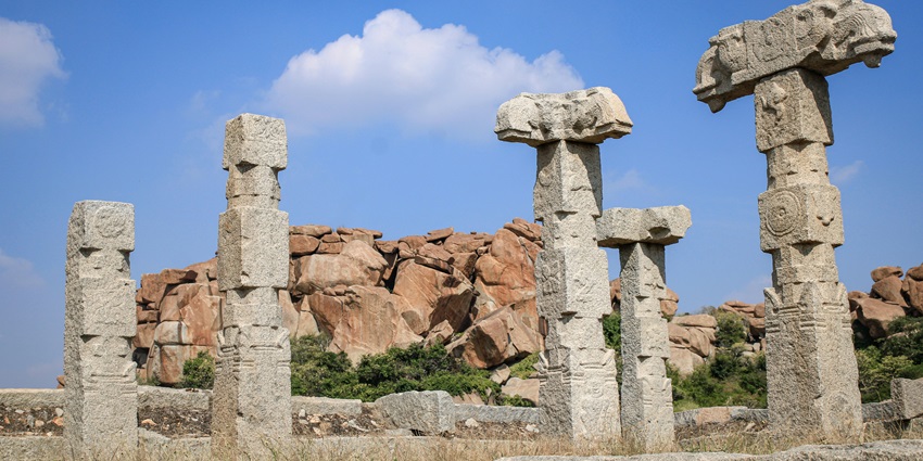 Hampi feature the ancient ruins, stunning landscapes, and rich cultural heritage.