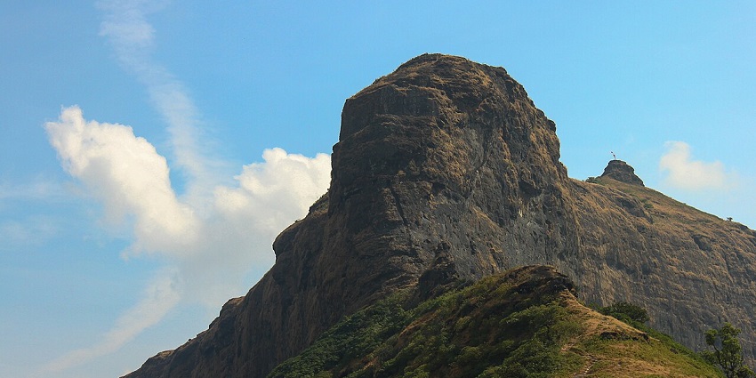 Iconic fort is known for its near-vertical rock-cut staircase trail