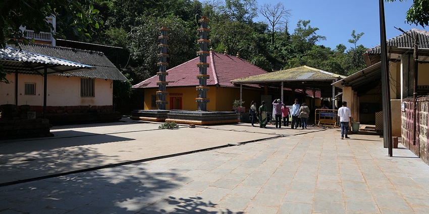 An image of the sacred Harihareshwar temple in Maharashtra's Konkan area.