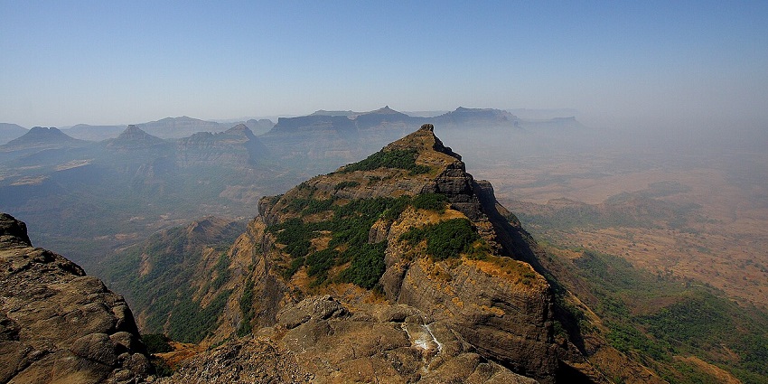 A picture of Harishchandragad Fort, a challenging trekking destination in Mumbai.