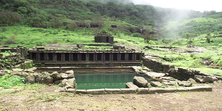 Harishchandragad Fort boasts ancient caves and stunning views at 4,671 feet.