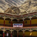 Alluring snapshot of the Hemis monastery Museum amdsit the hills of the Himalayas in Ladakh