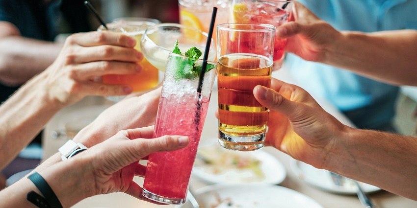 Mouth-watering drinks served in a new year party in Pune