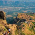 A panoramic view of Maharashtra's diverse landscapes, showcasing its hiking trails.