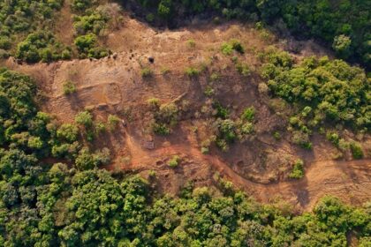 Breathtaking overhead shot in Khandala, Lonavala, Maharashtra showcasing nature's beauty