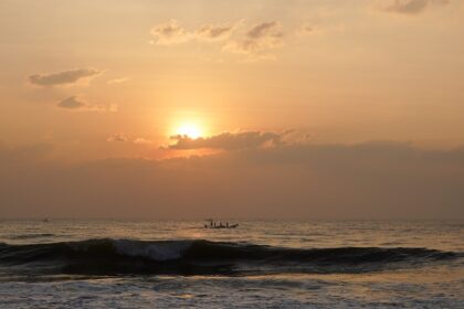 A picture capturing the most scenic sunrise Near Hosur, a bustling town in Tamil Nadu.