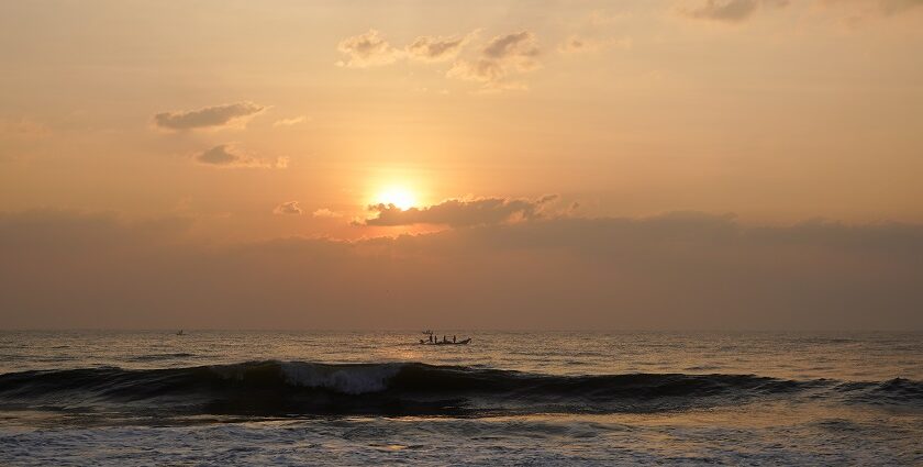 A picture capturing the most scenic sunrise Near Hosur, a bustling town in Tamil Nadu.