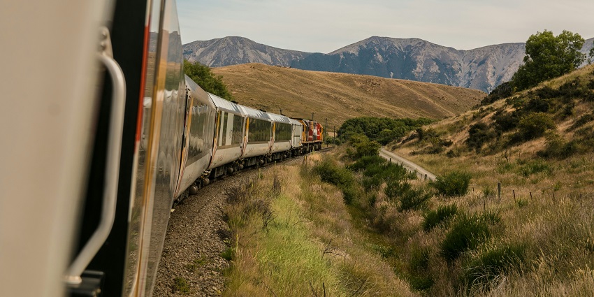 A view of a train one of the most convenient and budgeted ways to reach Gujarat.