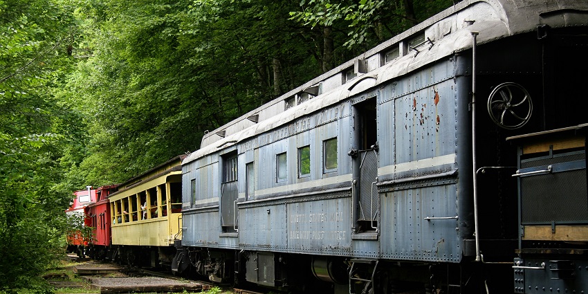 A view of a train, one of the most convenient and budgeted ways to reach Maharashtra.