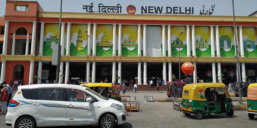 Image of New Delhi Railway Station - Bhiwani is easily reachable by air, rail, and road for travellers
