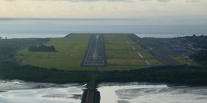 A scenic view of Ngurah Rai International Airport.