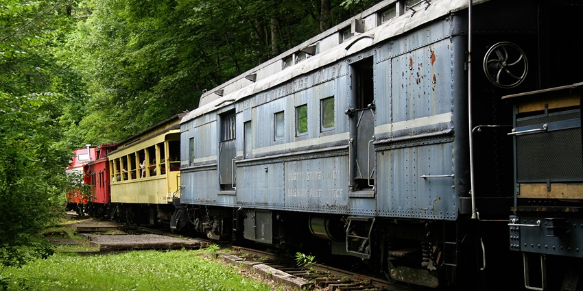 A view of a train, one of the most convenient and budgeted ways to reach Maharashtra.