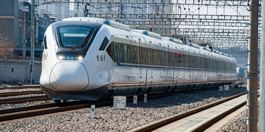 A view of a train, one of the most convenient and budgeted ways to reach Maharashtra.