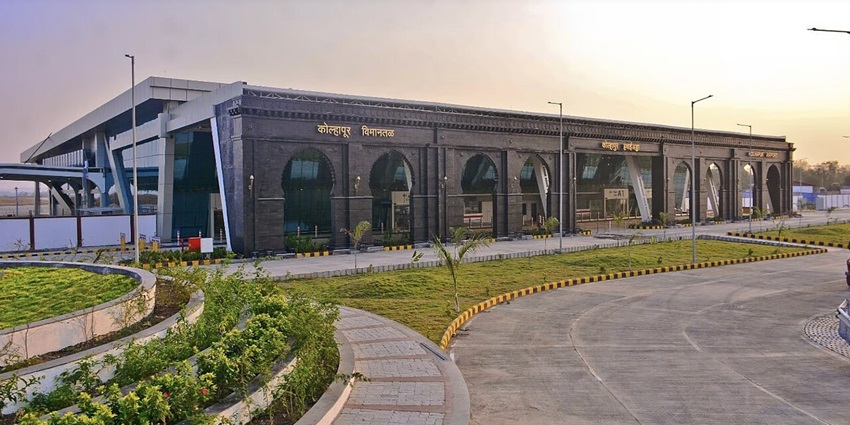 Image of Kolhapur Railway Station is accessible by air, rail, and road transport
