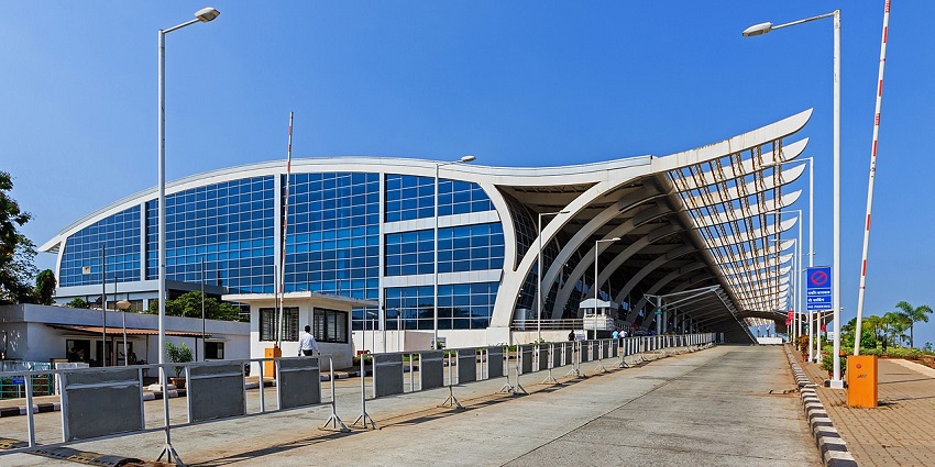 An image of Dabolim Airport which is the nearest airport to the historic Nivati Fort.