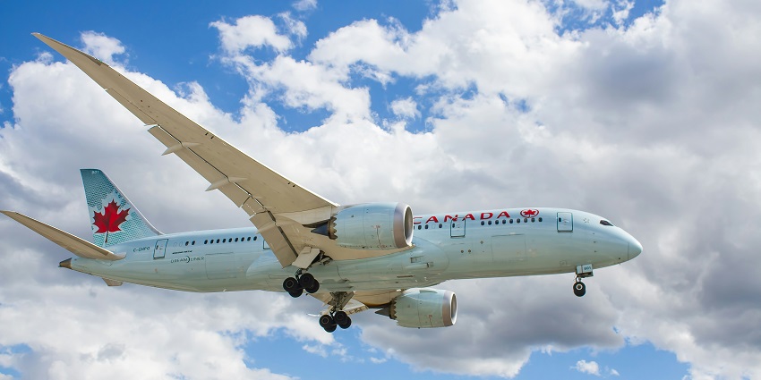 A view of an aeroplane, one of the most convenient and easiest ways to reach Maharashtra.