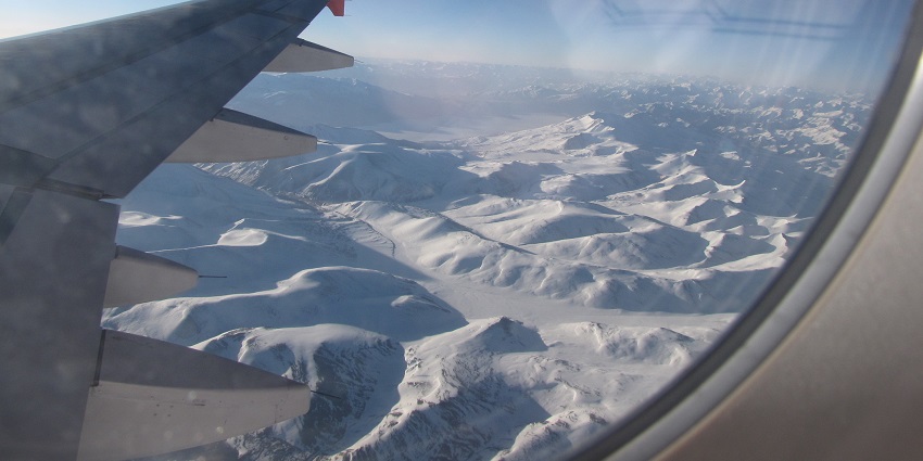Kushok Bakula Rimpochee Airport is the nearest airport to Changthang Wildlife Sanctuary.