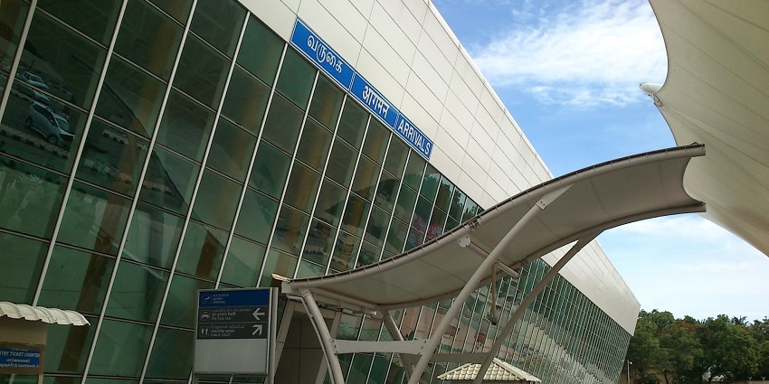 Coimbatore International Airport is 100 km from Valparai, accessible by taxi.