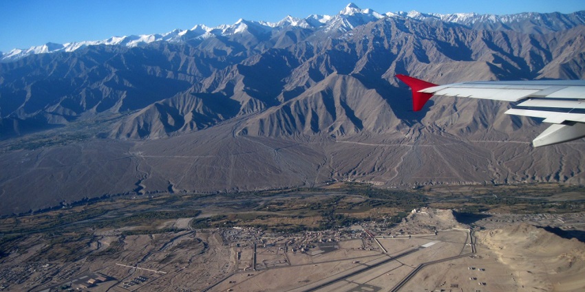 Kushok Bakula Rimpochee Airport to reach Turtuk Monastery.