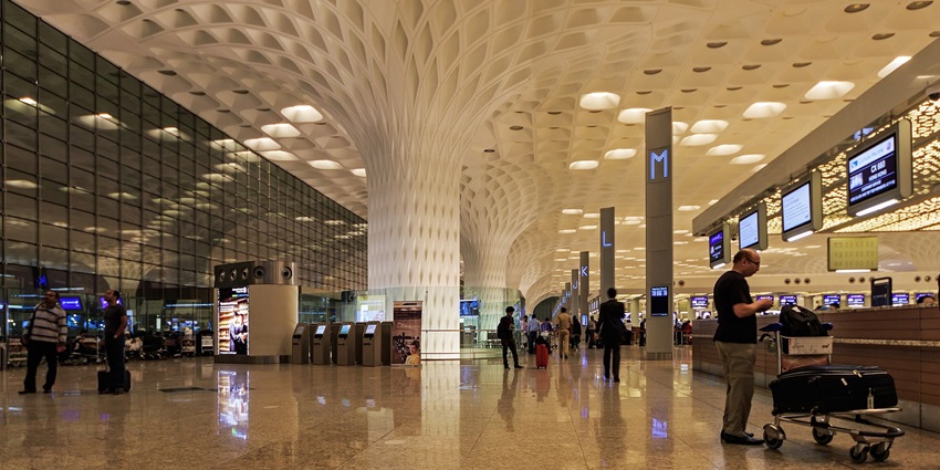 View of the Mumbai airport, the Kelve Fort is easily accessible from here