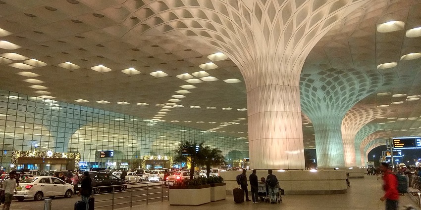 Experience the vibrant hustle of Chhatrapati Shivaji International Airport, Mumbai.