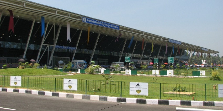 View of the Trivandrum terminal, a cab or taxi from here makes the fort easily accessible